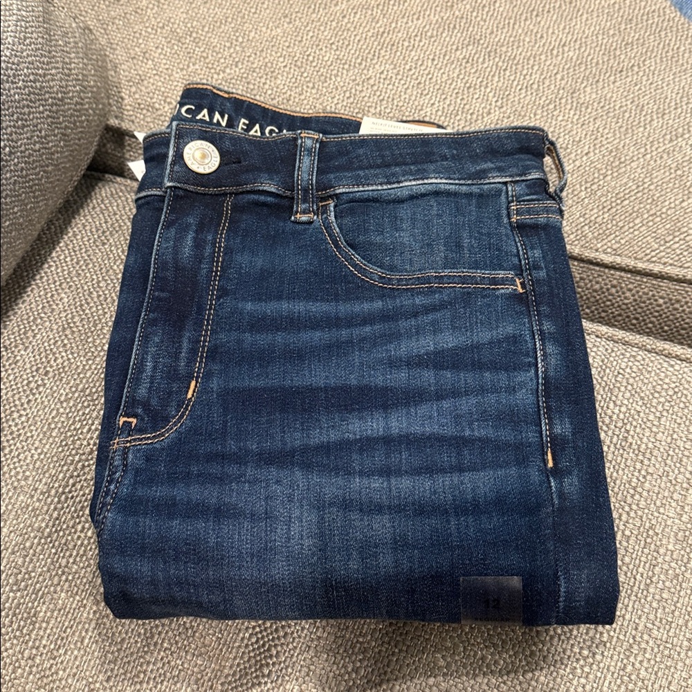 American Eagle Dark Blue Denim Jeans